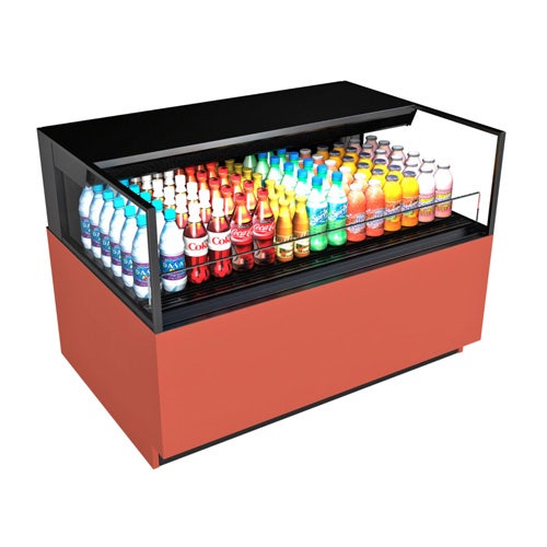 Structural Concepts NR3633RSSV Reveal Self-Service Refrigerated Case， Freestanding， 35-3/4