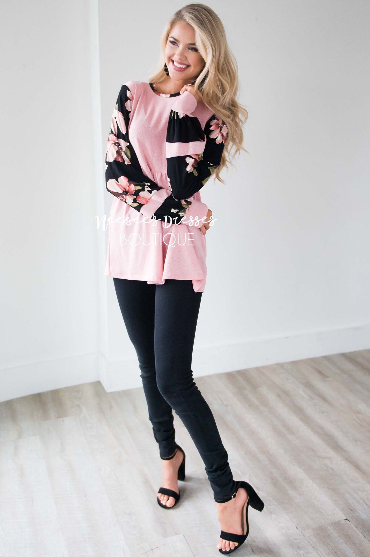 Velvet Bubble Sleeve Peplum Top