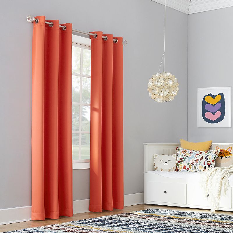 Sun Zero Blackout 1-Panel Riley Kids Curtain