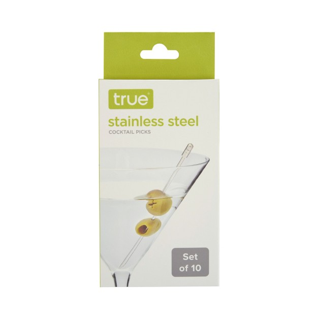 Stainless Steel Cocktail Picks Set Of 10 By True