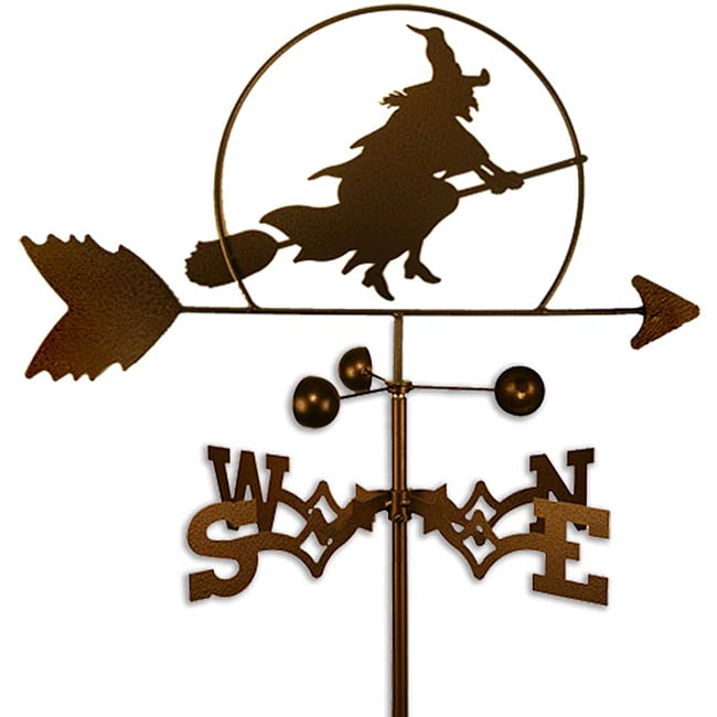 SWEN Products Inc Handmade Halloween Witch Weathervane