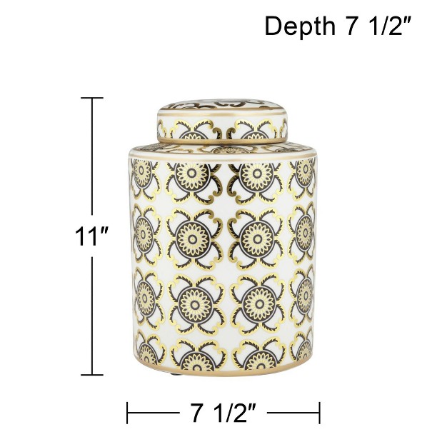 High Decorative Jar With Lid