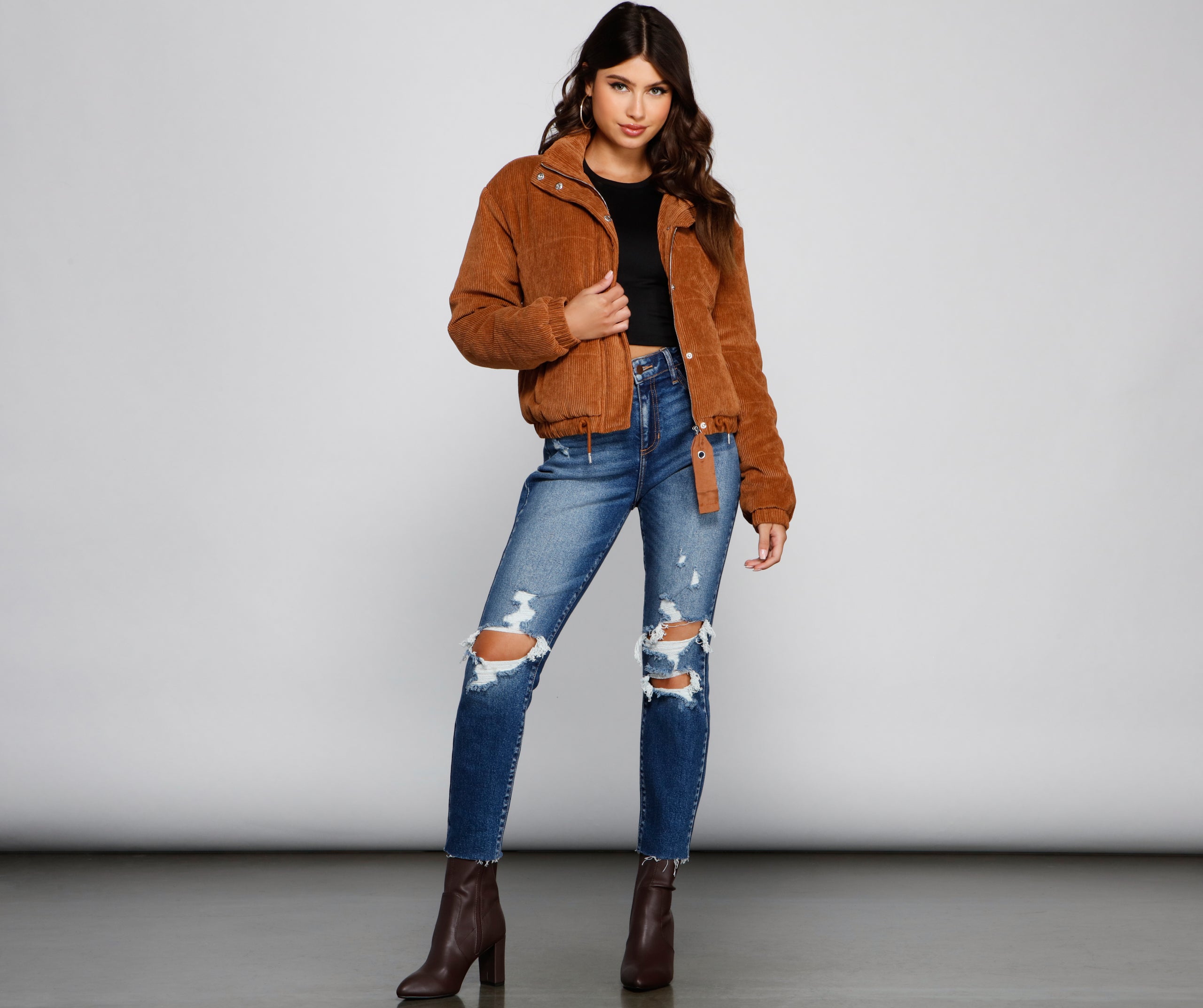 Trend Alert Corduroy Puffer Jacket