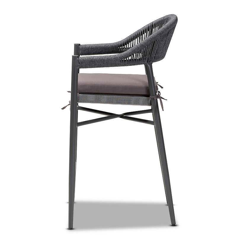 Baxton Studio Wendell Outdoor Bar Stool