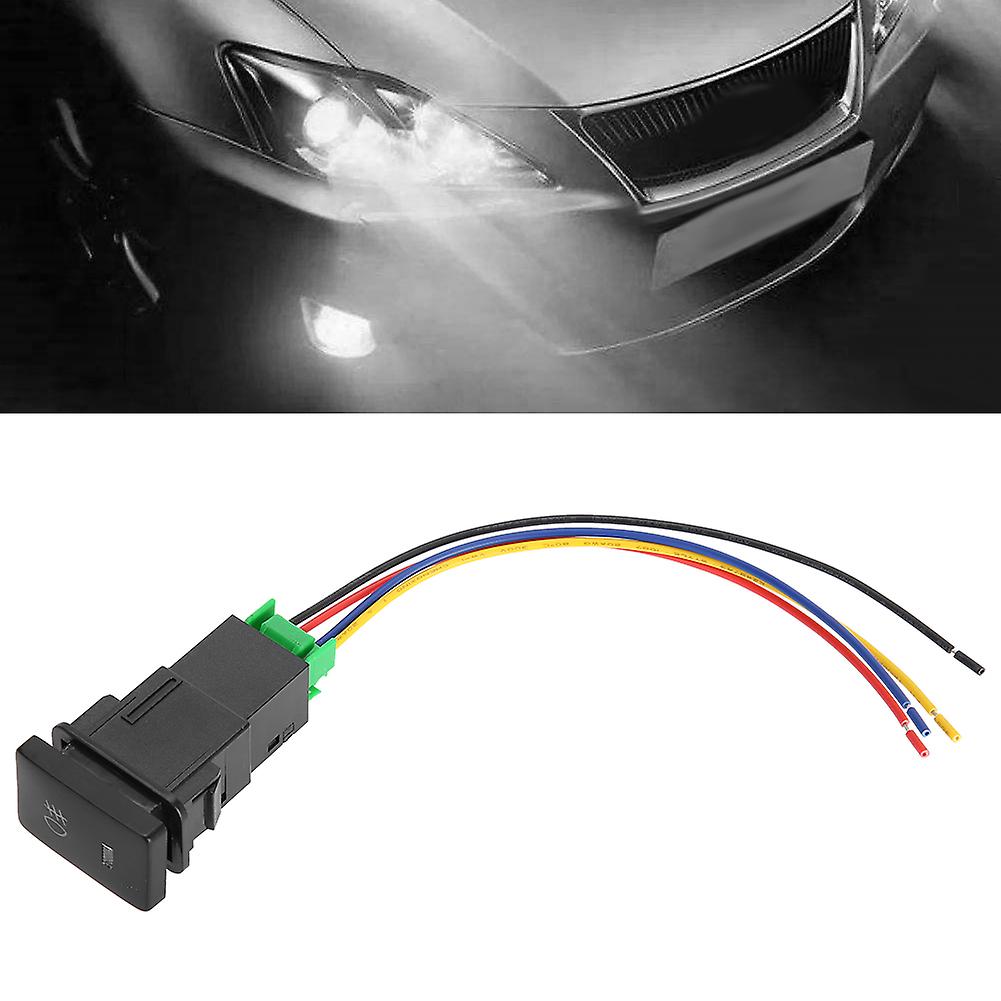 12v 4-pole Push Button Switch For Toyota With Led Background Indicator Light