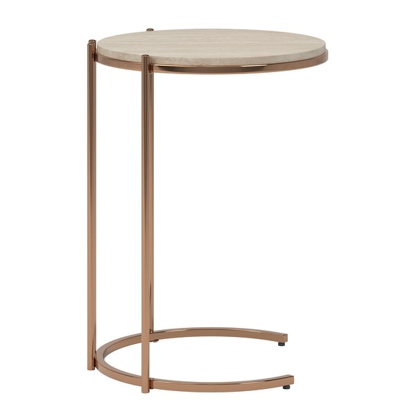 Celsus Champagne Gold Nesting Table Set by iNSPIRE Q Bold