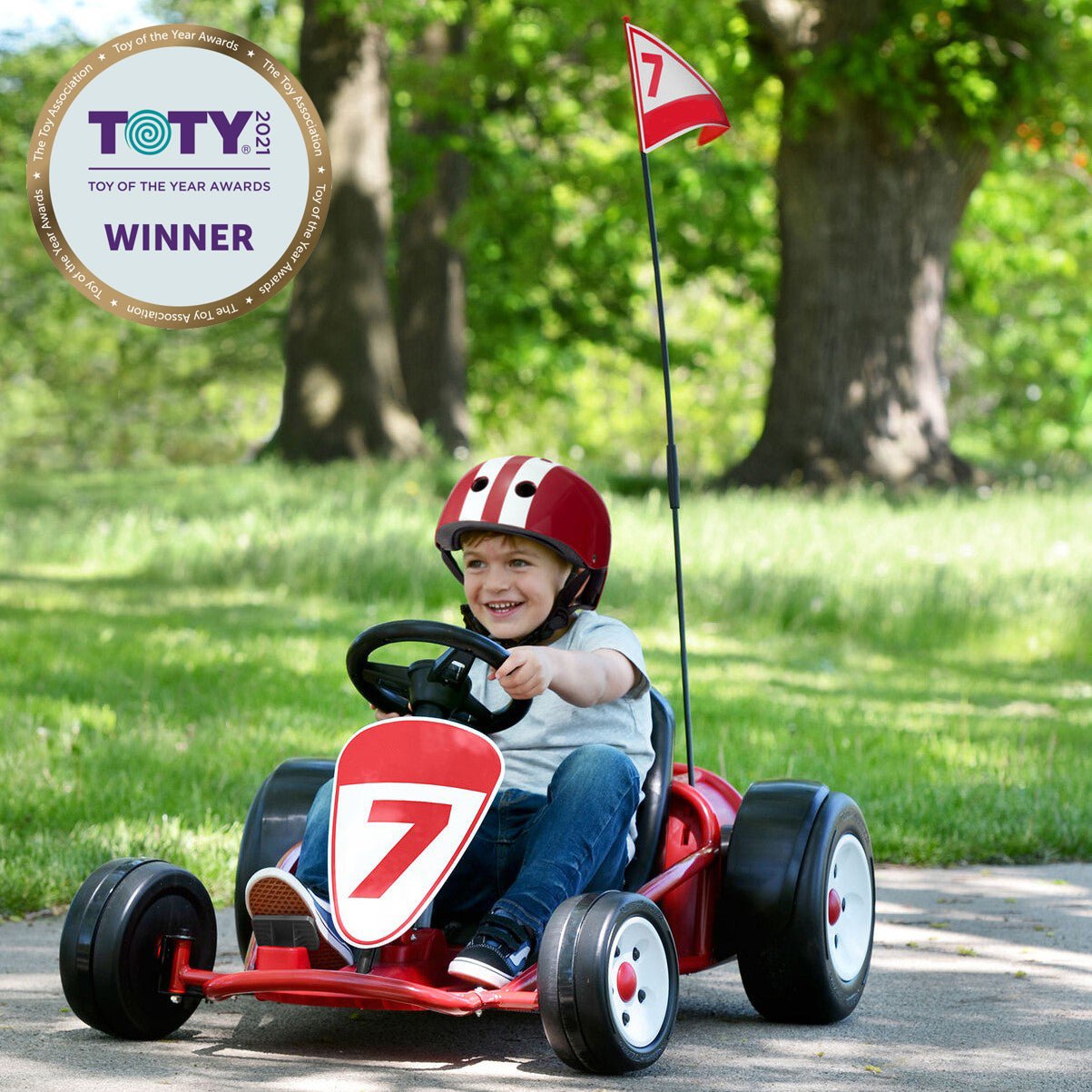 Best 24V Kids Ultimate Electric Go Kart Professional With Racing Flag