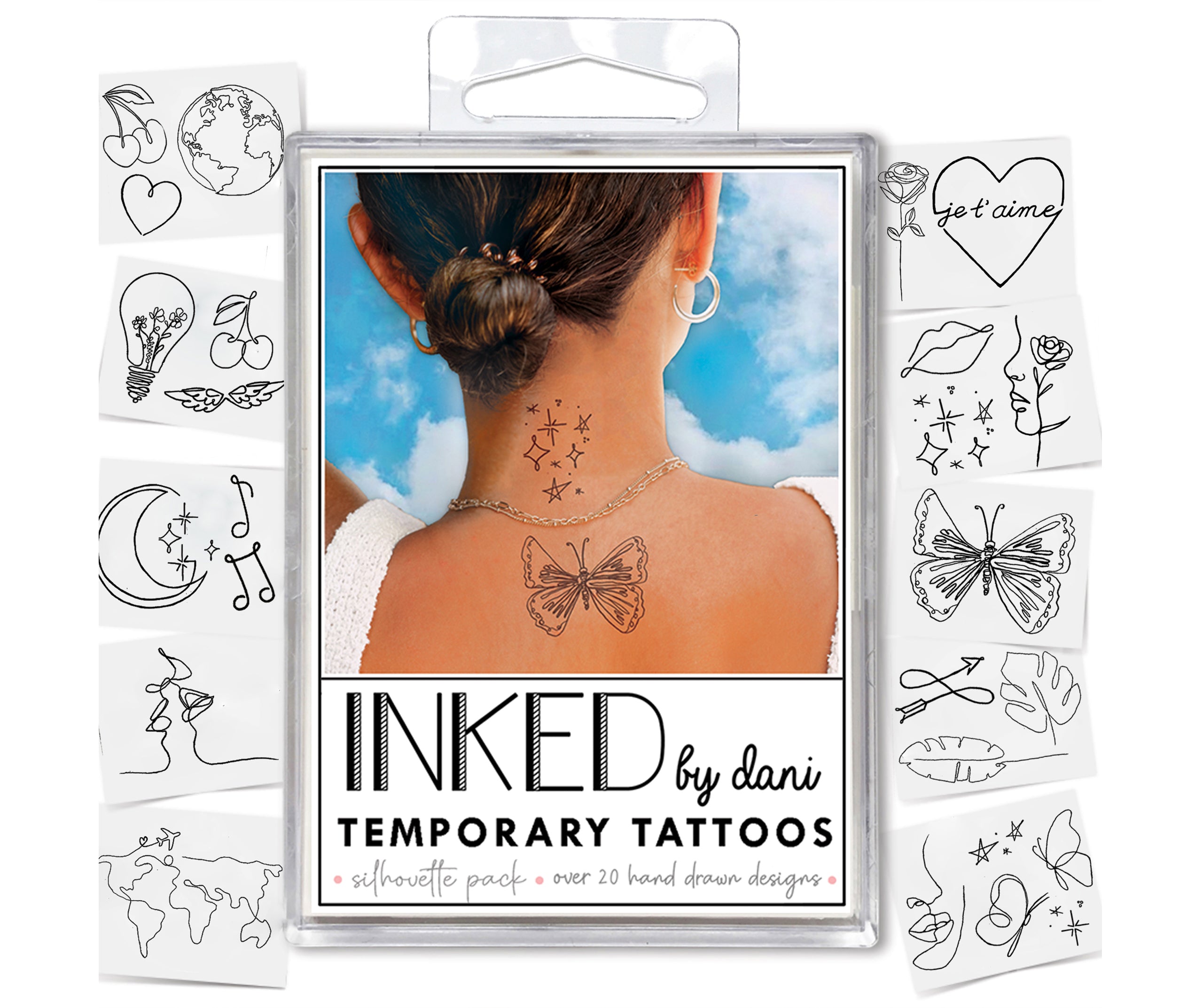 Dainty Chic Temporary Tattoos Multipack