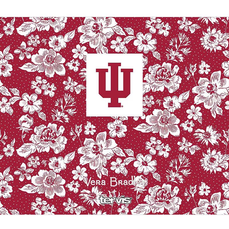 Vera Bradley x Tervis Indiana Hoosiers 24oz. Wide Mouth Bottle with Deluxe Lid