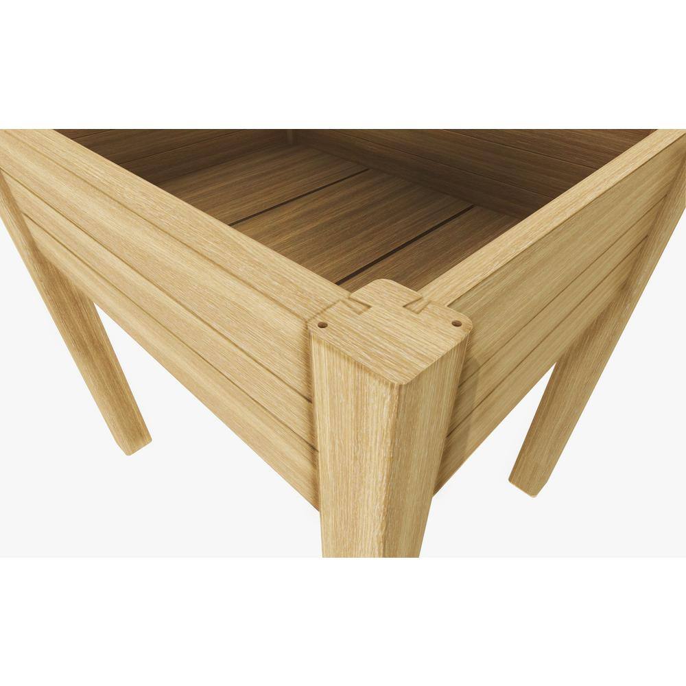 Master Gardner Company Elevated Wooden Garden Planter Table - 48 in. x 34 in. x 35 in. 096