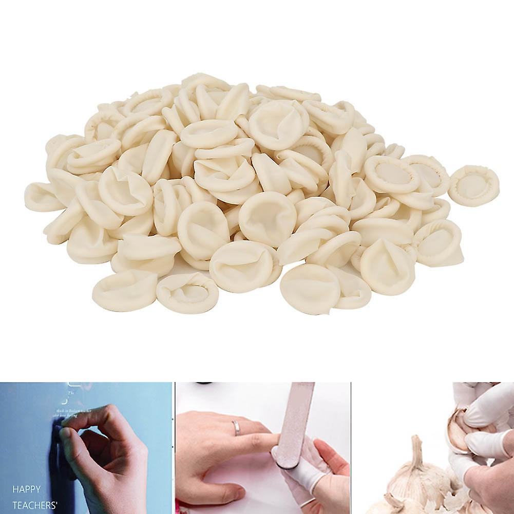 600pcs Set Multi Function Disposable Latex Finger Cots Protective Fingertips Protector Accessory