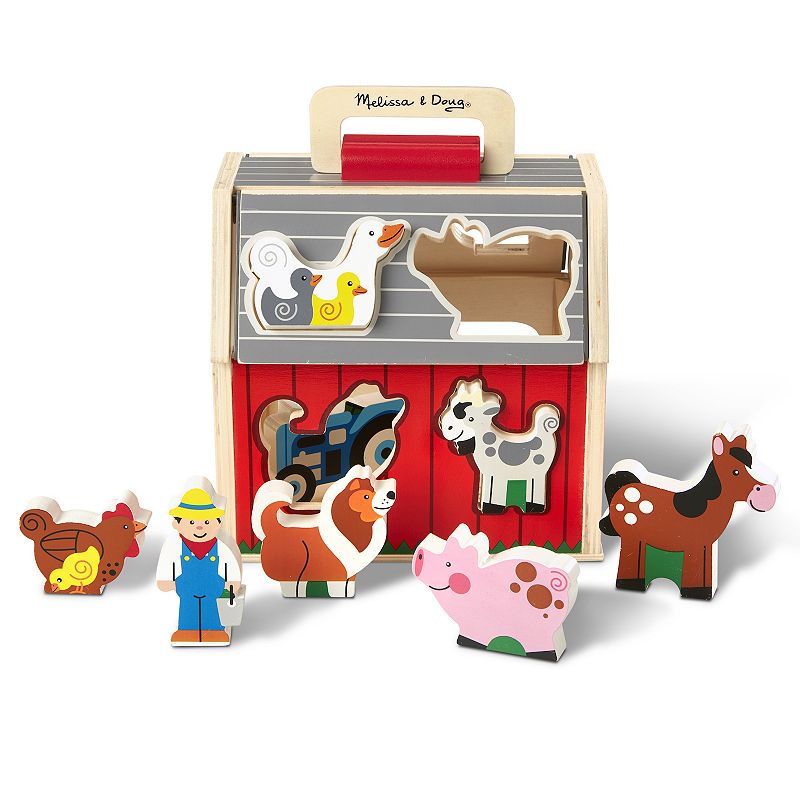 Melissa and Doug Take-Along Sorting Barn