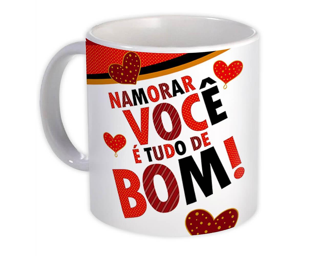 Gift Mug: Heart Namorar Voce Valentines