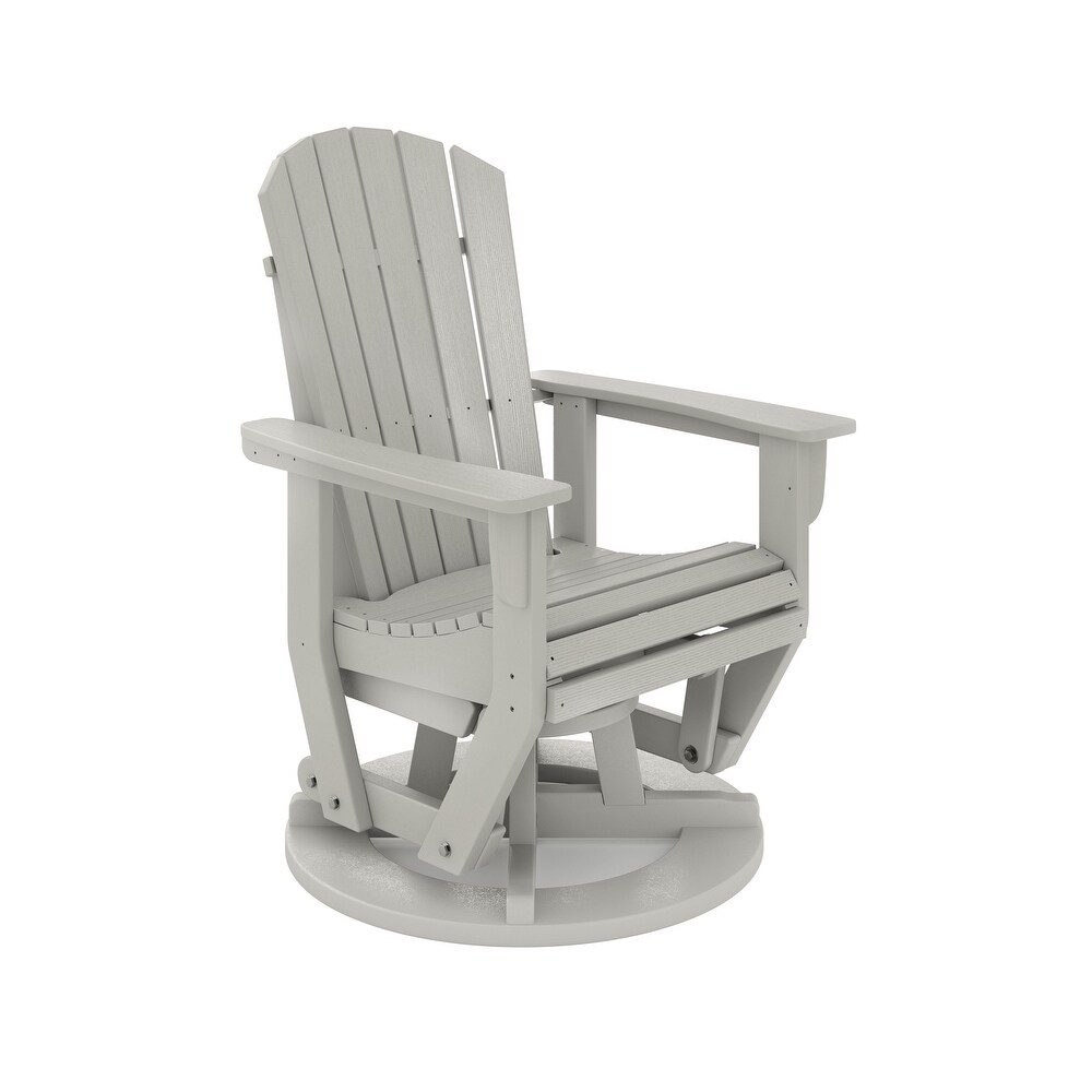 Ocean View HDPE Swivel Glider Chair