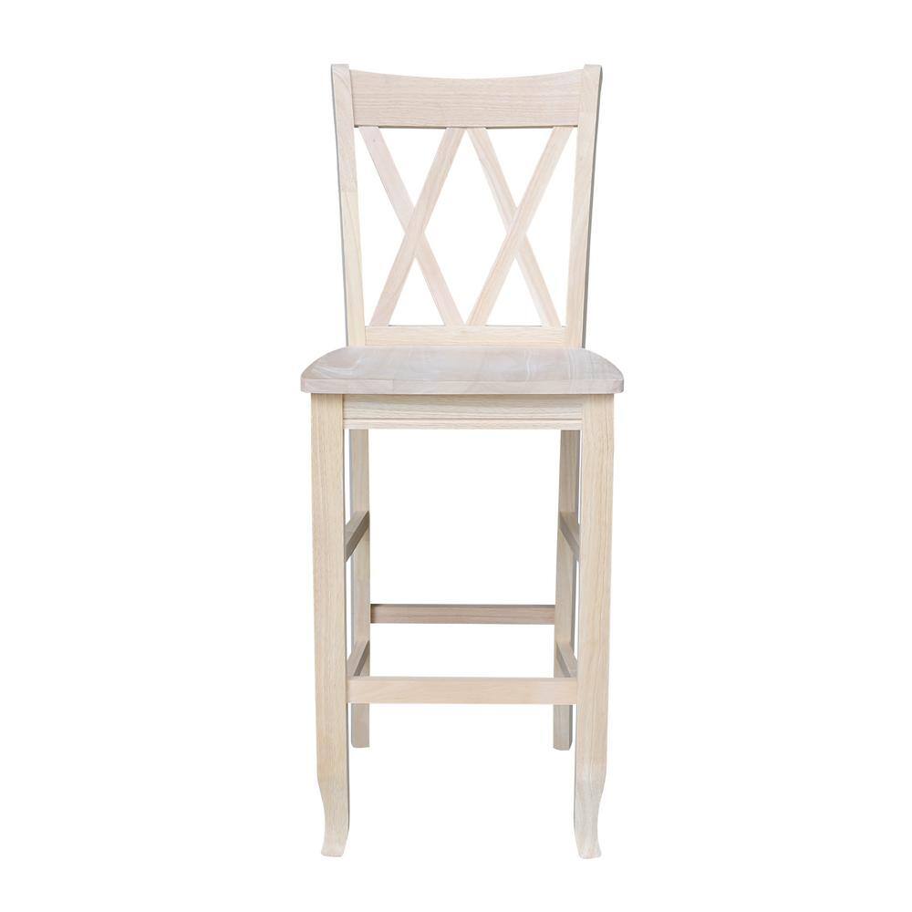 International Concepts 46 in. Double X-Back Stool S-203