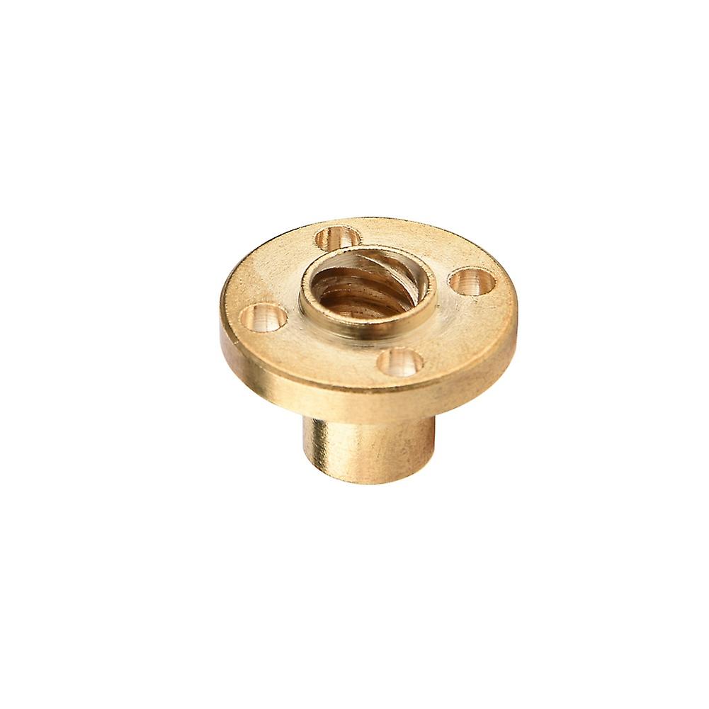 T8 8mm Trapezoidal Stainless Steel Threaded Rod Lead Screw andamp; Brass Nut For 3d Printer 400mm