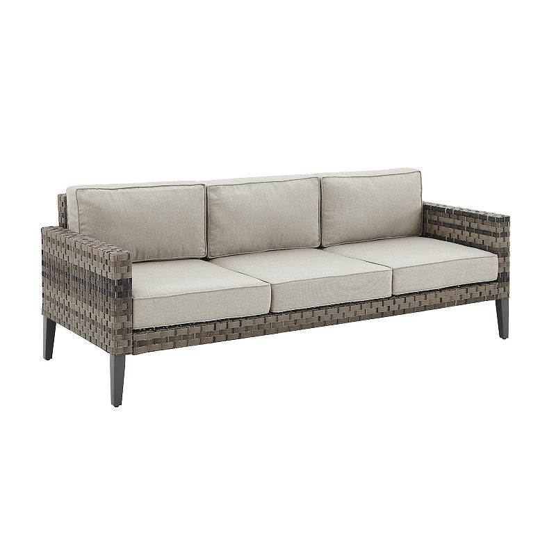 Crosley Prescott Wicker Patio Couch