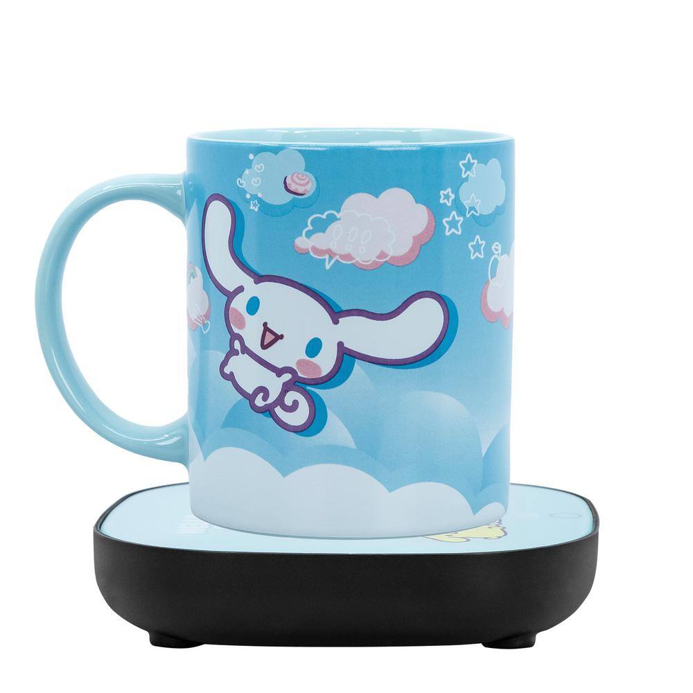 Uncanny Brands Hello Kitty and Friends 'Cinnamoroll' Light Blue Single- Cup Coffee Mug with Mug Warmer for your Coffee Maker MW1-KIT-CI1