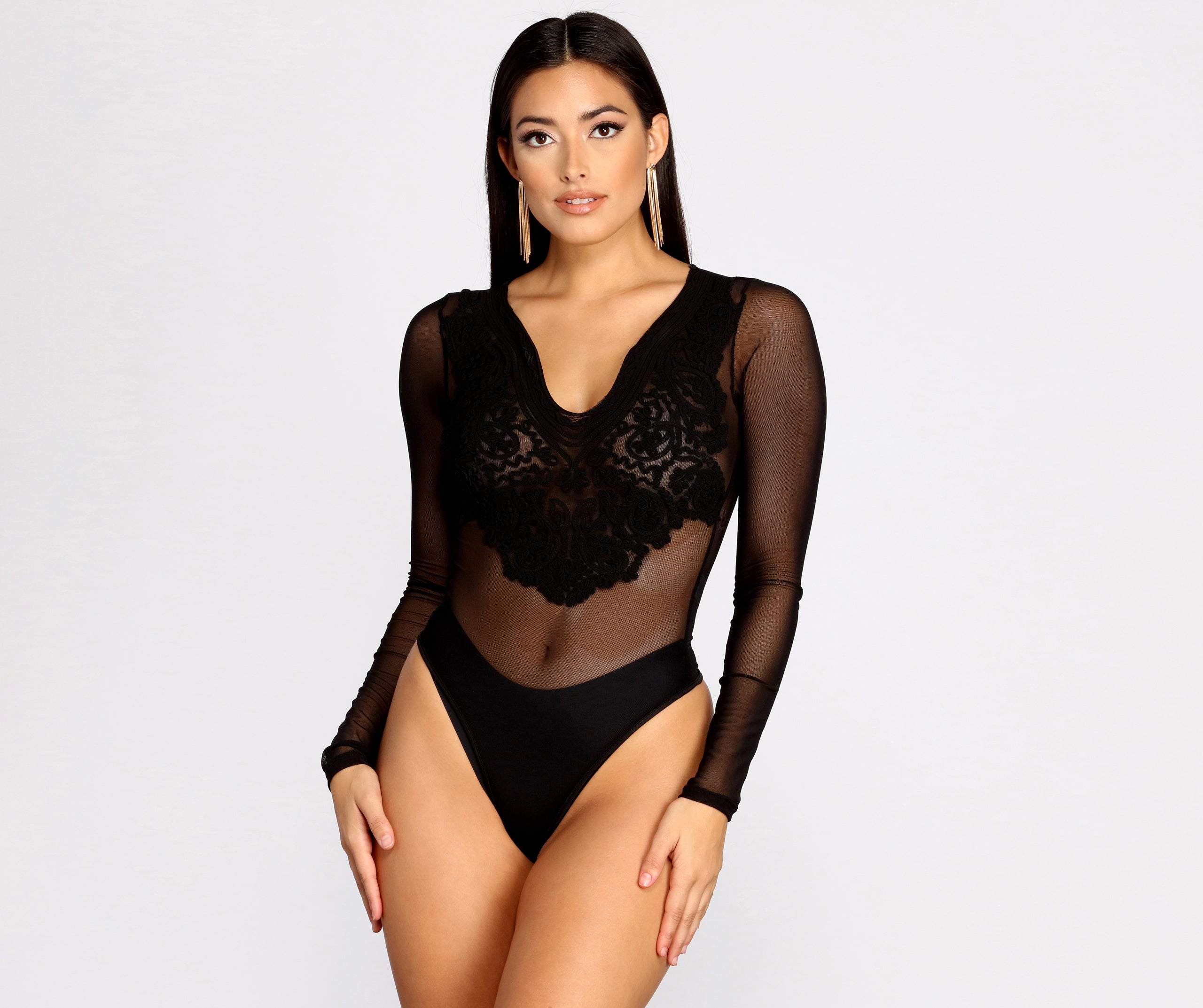 Ever So Detailed Mesh Bodysuit