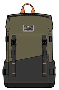 Boondocker Recycled 26L Backpack - Black/Khaki