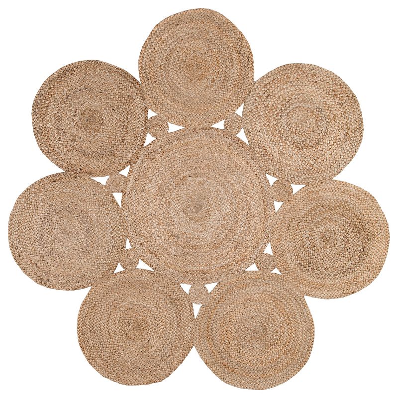 nuLOOM Natura Drusilla Geometric Jute Rug