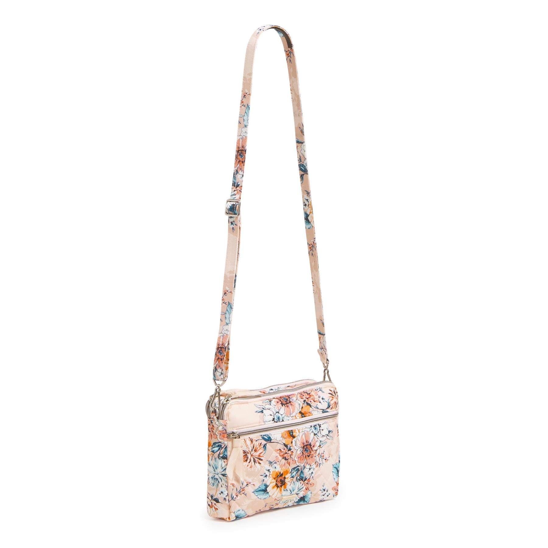 Triple Compartment Crossbody Bag