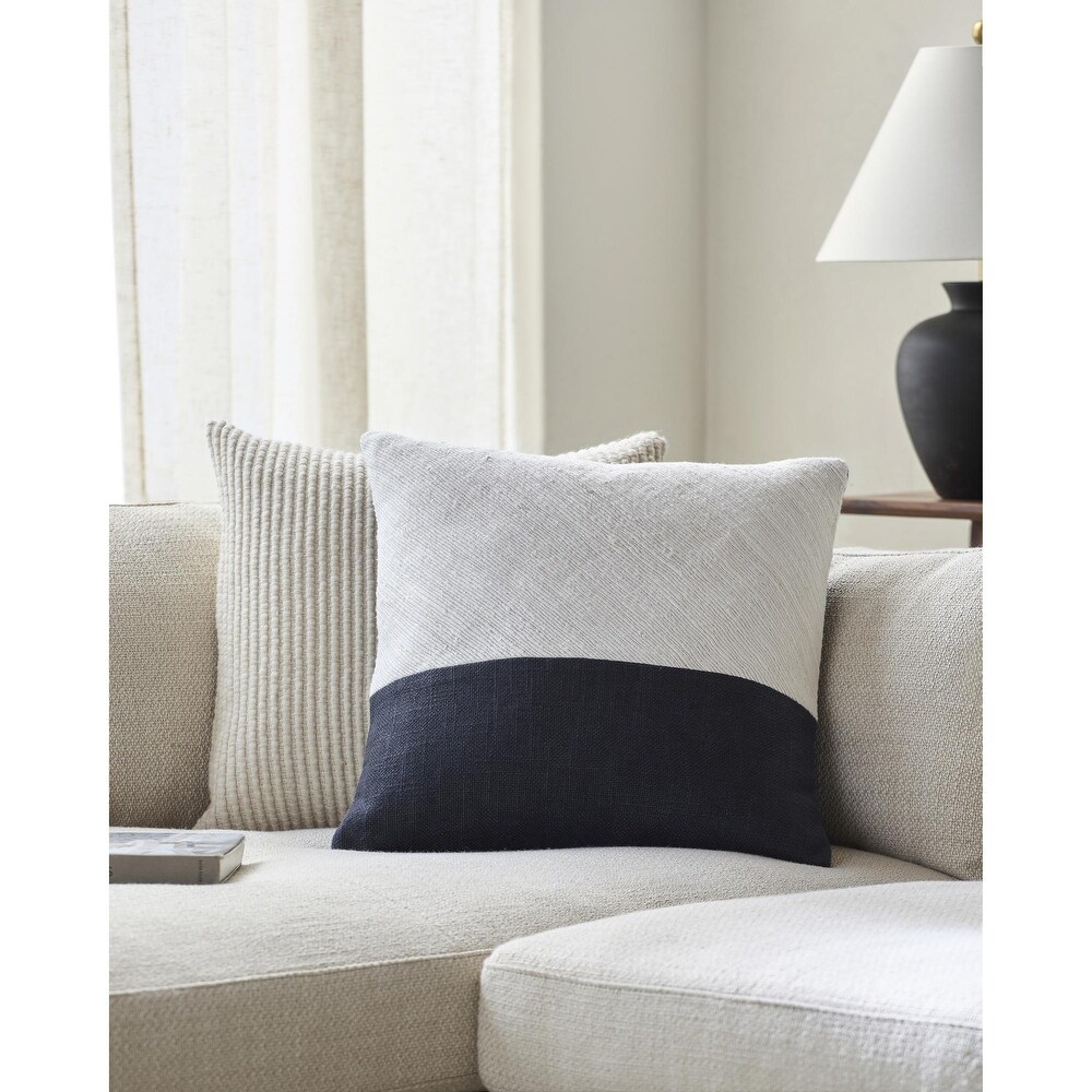 Dustyn Modern   Contemporary Patchwork Accent Pillow