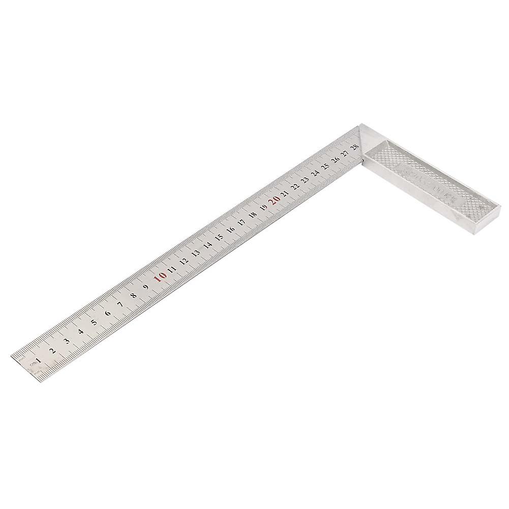 30cm Aluminum Alloy 90 Degree Straight Edge Ruler Straightedge Right Angle Ruler(standard)