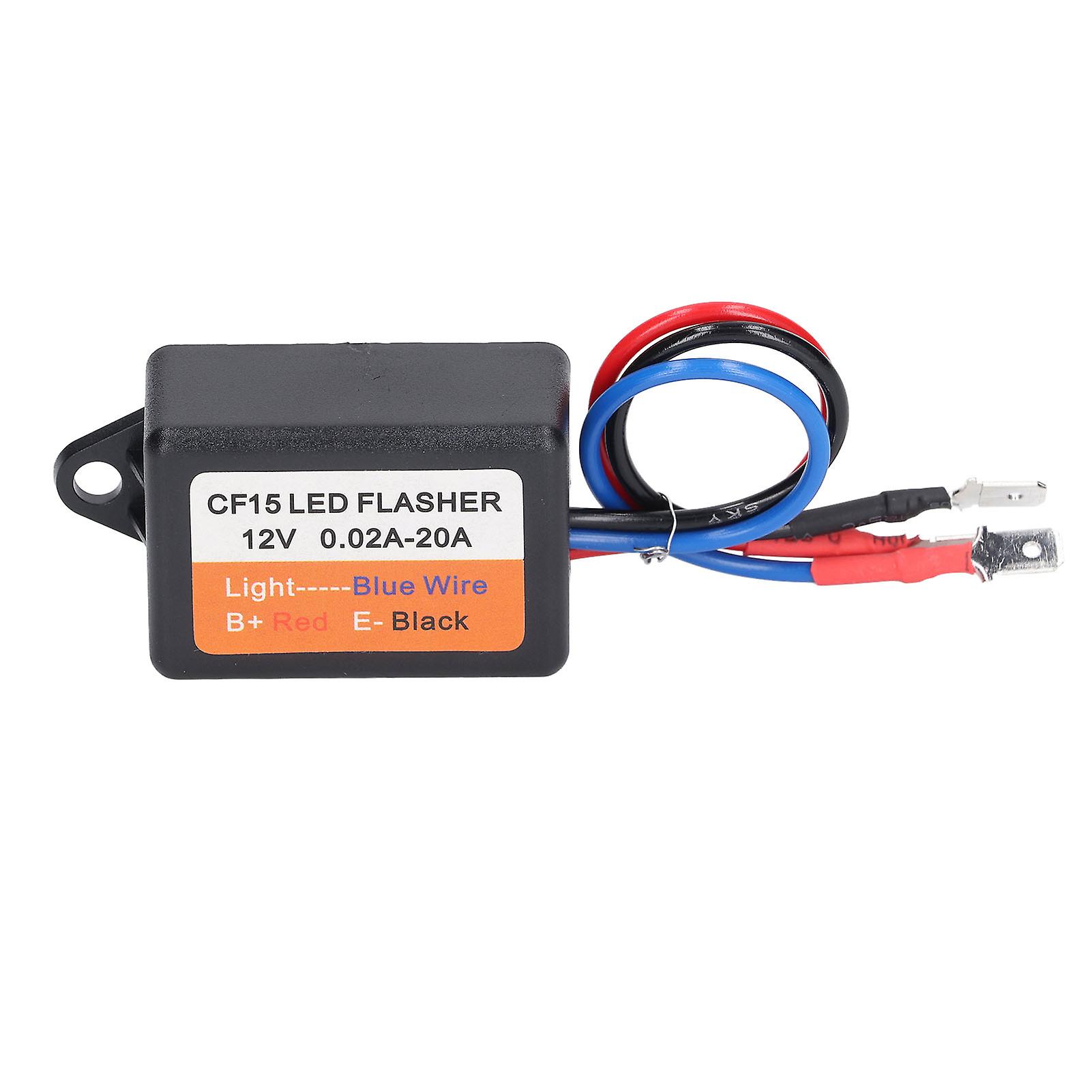 Flash Strobe Controller Auto Car Flasher Module Led Turn Light Relay 12v 0.0220a