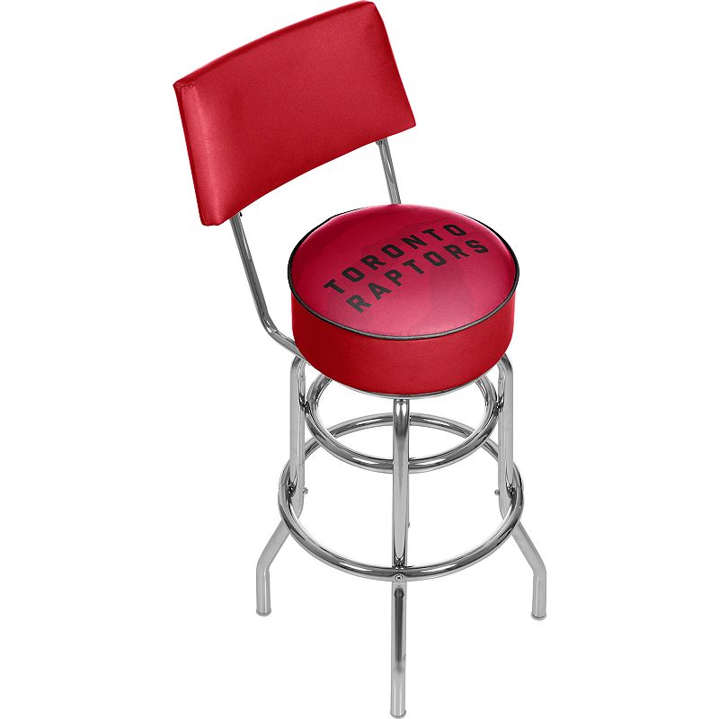 Toronto Raptors Padded Swivel Bar Stool with Back