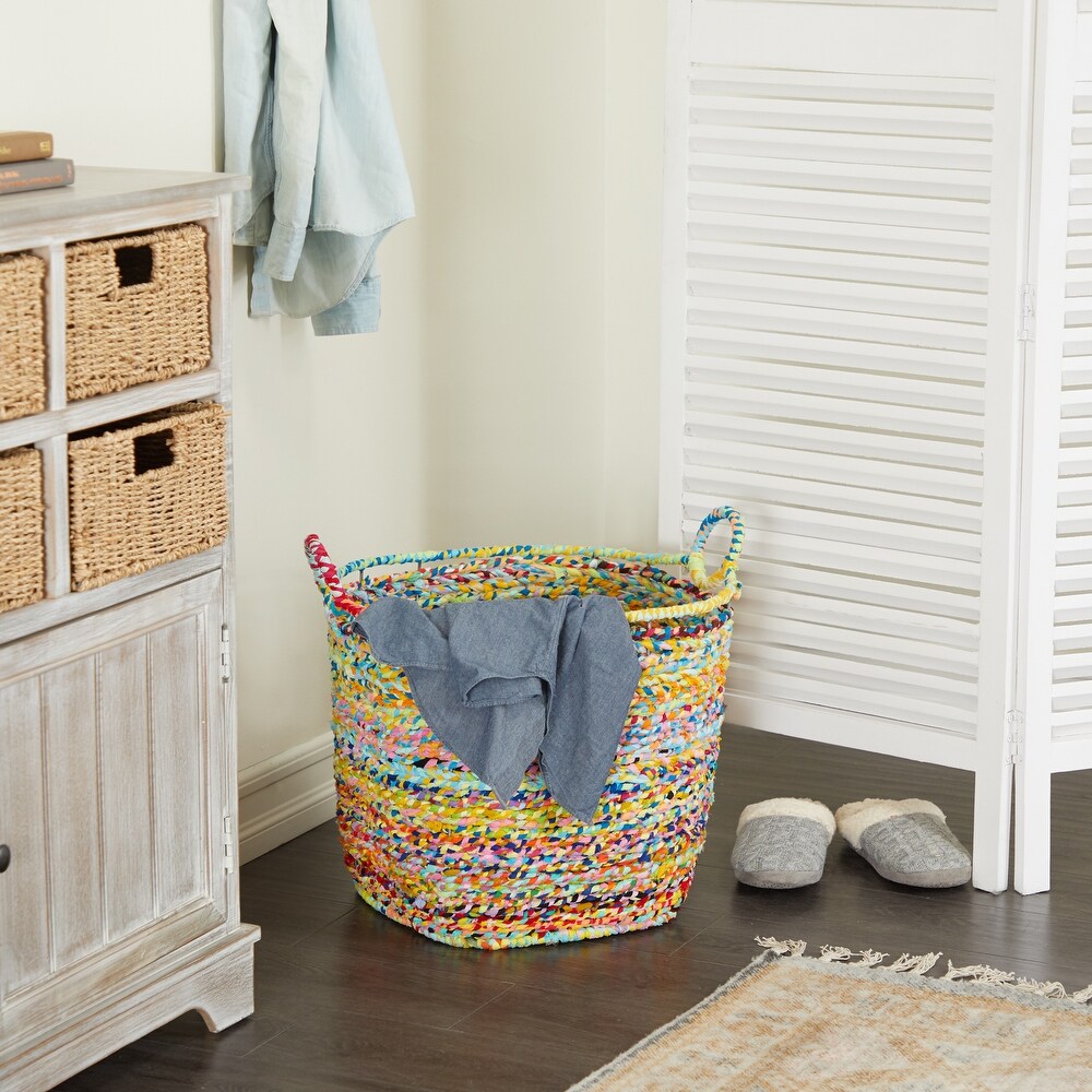 Cotton Bohemian Storage Basket