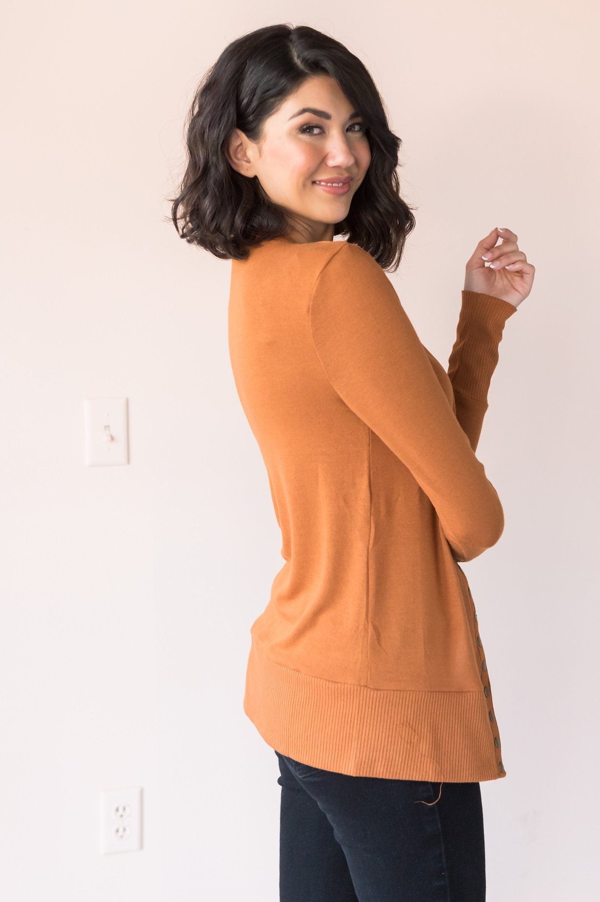 Free Soul Modest Button Cardigan