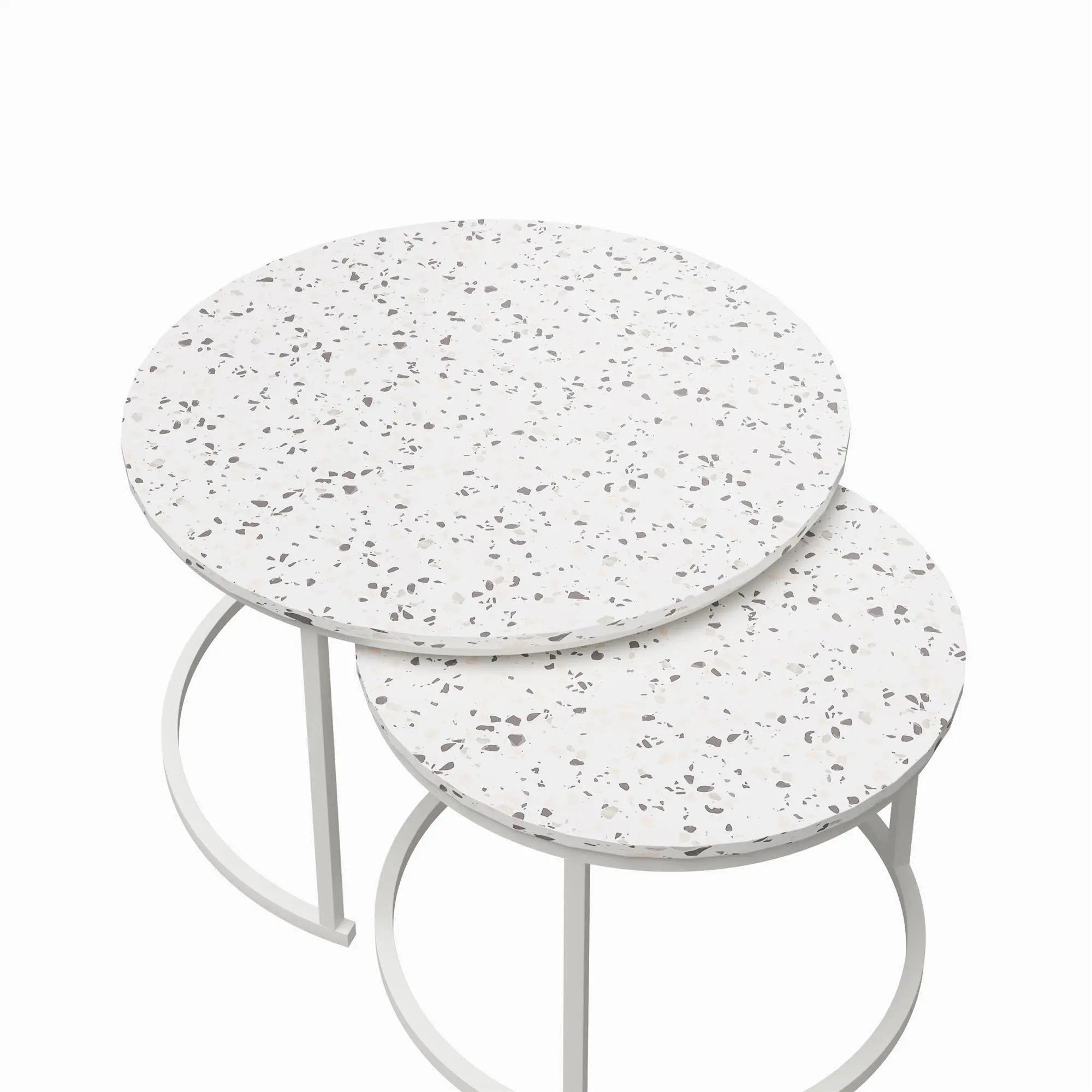 Amelia Terrazzo Nesting Coffee Tables