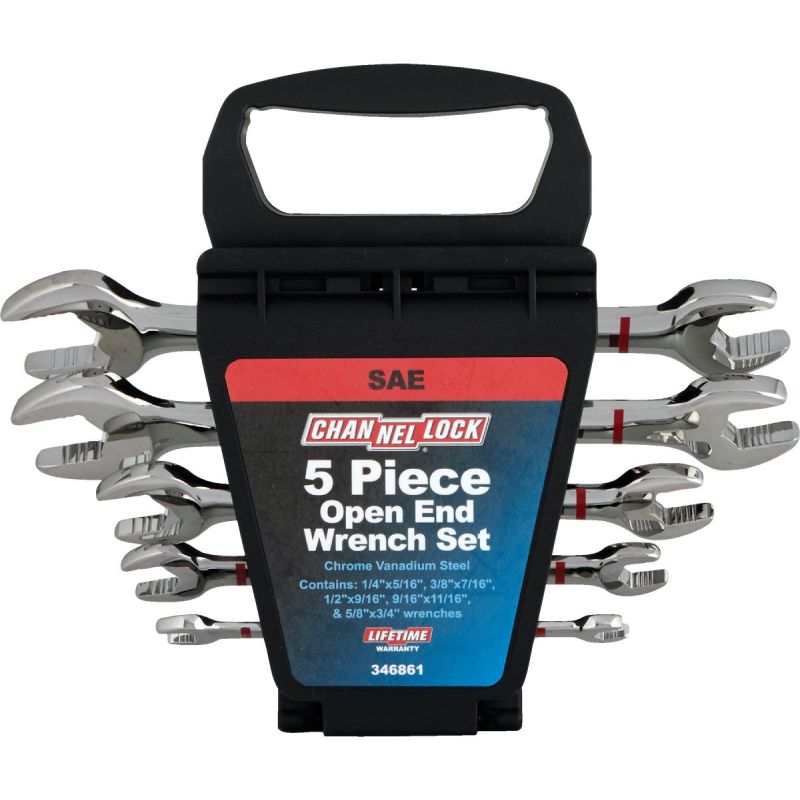 Channellock 5-Piece Open-End Wrench Set