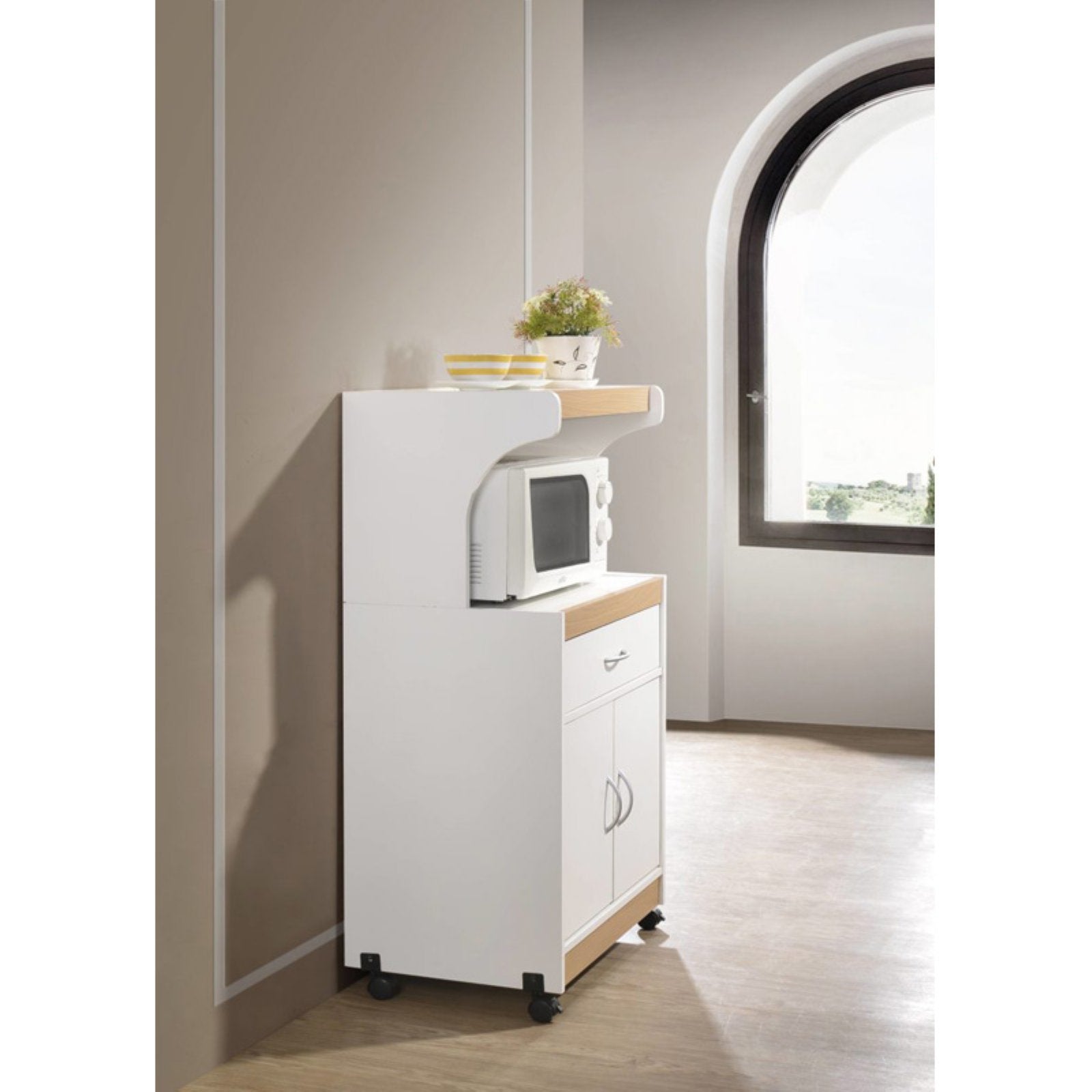 Hodedah HIK72 Microwave Cart