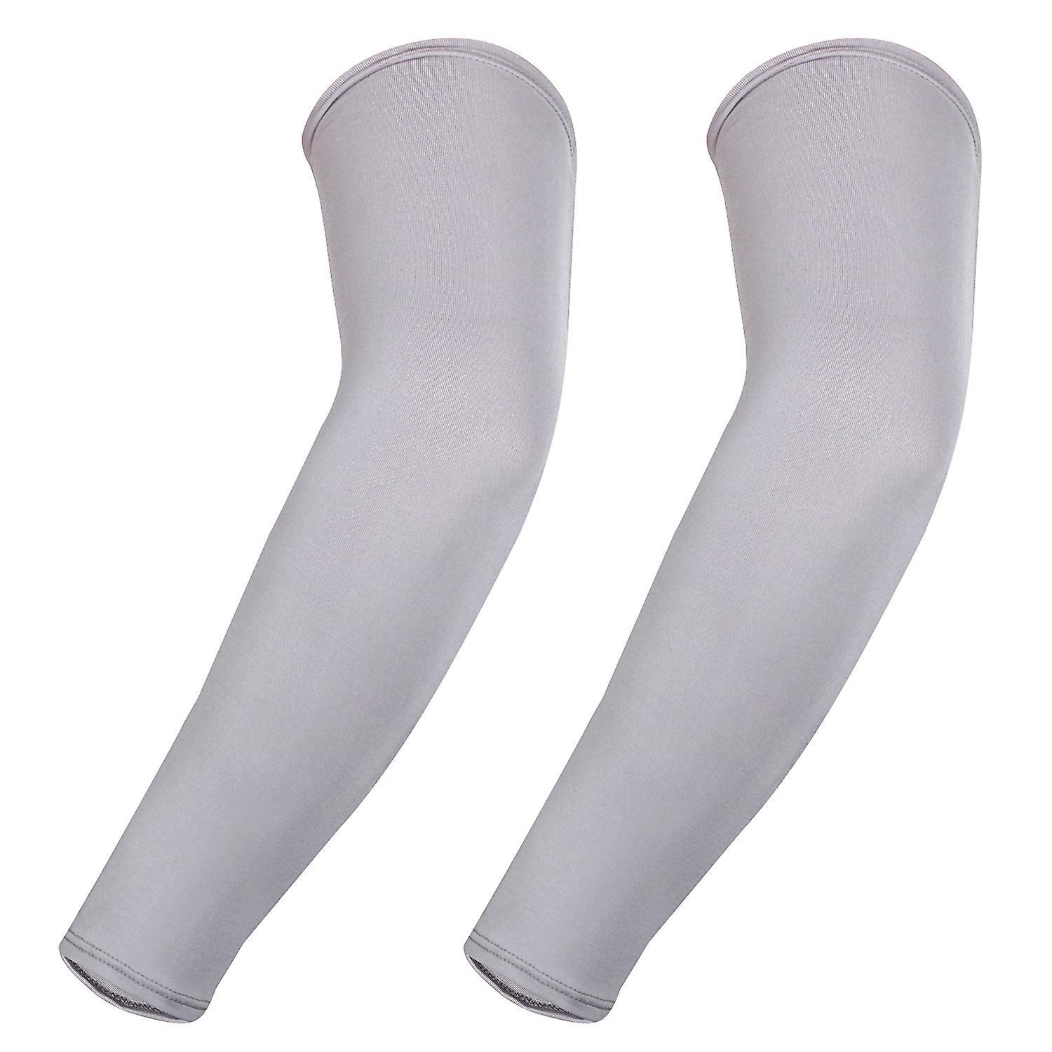 TRIXES Grey Lycra Unisex Bike Sleeves Skin Compress and Protect