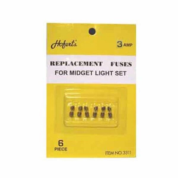 Club Pack of 12 Clear Replacement Fuses for Mini Christmas Lights