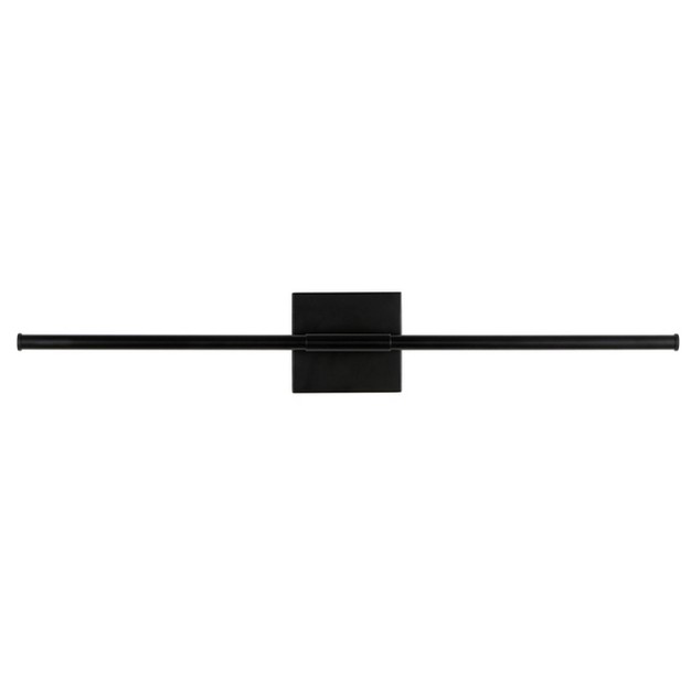 Led Makena Dimmable Metal Wall Sconce Black Jonathan Y