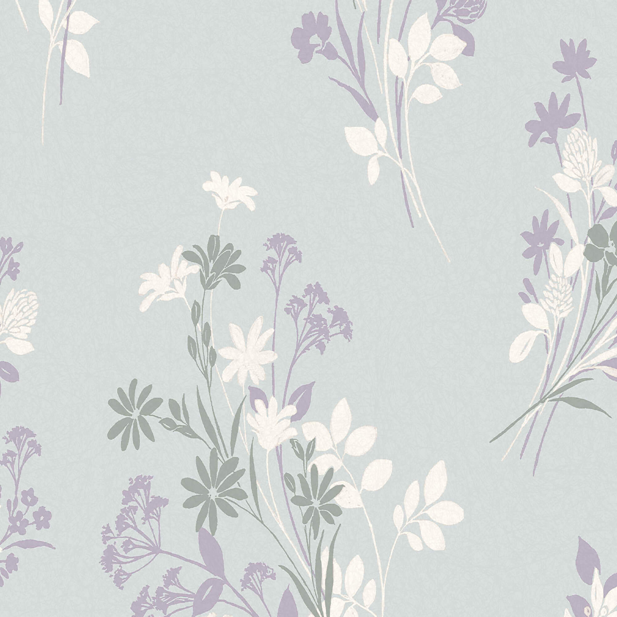 Laura Ashley Igerna Pale Duck Egg Blue Wallpaper