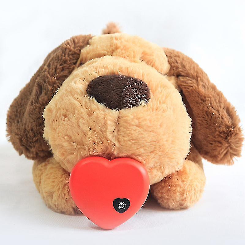 Puppy Toy With Heartbeat Puppies Separation Anxiety Dog Toy Soft Plush Sleeping Buddy Behavioral Aid