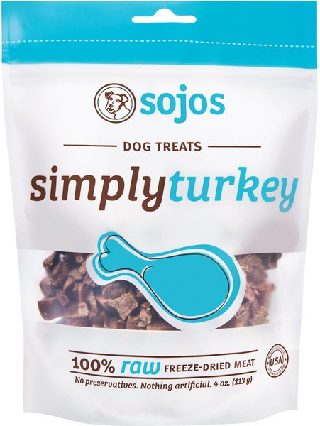 Sojos Simply Turkey Freeze-Dried Dog Treats