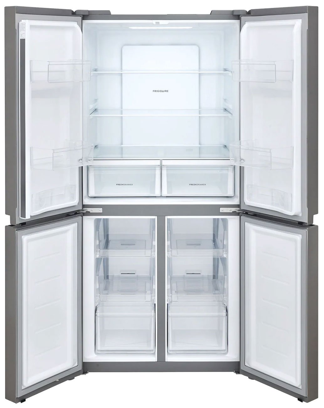 Frigidaire 17.4 Cu. Ft. Brushed Steel 4 Door Refrigerator