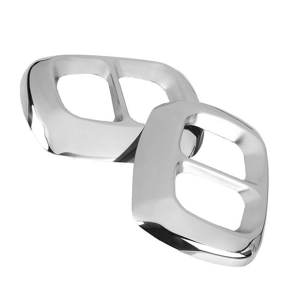 2pcs Stainless Steel Tail Exhaust Pipe Output Cover Trim For Mercedes Benz Gla Class X156 14-18