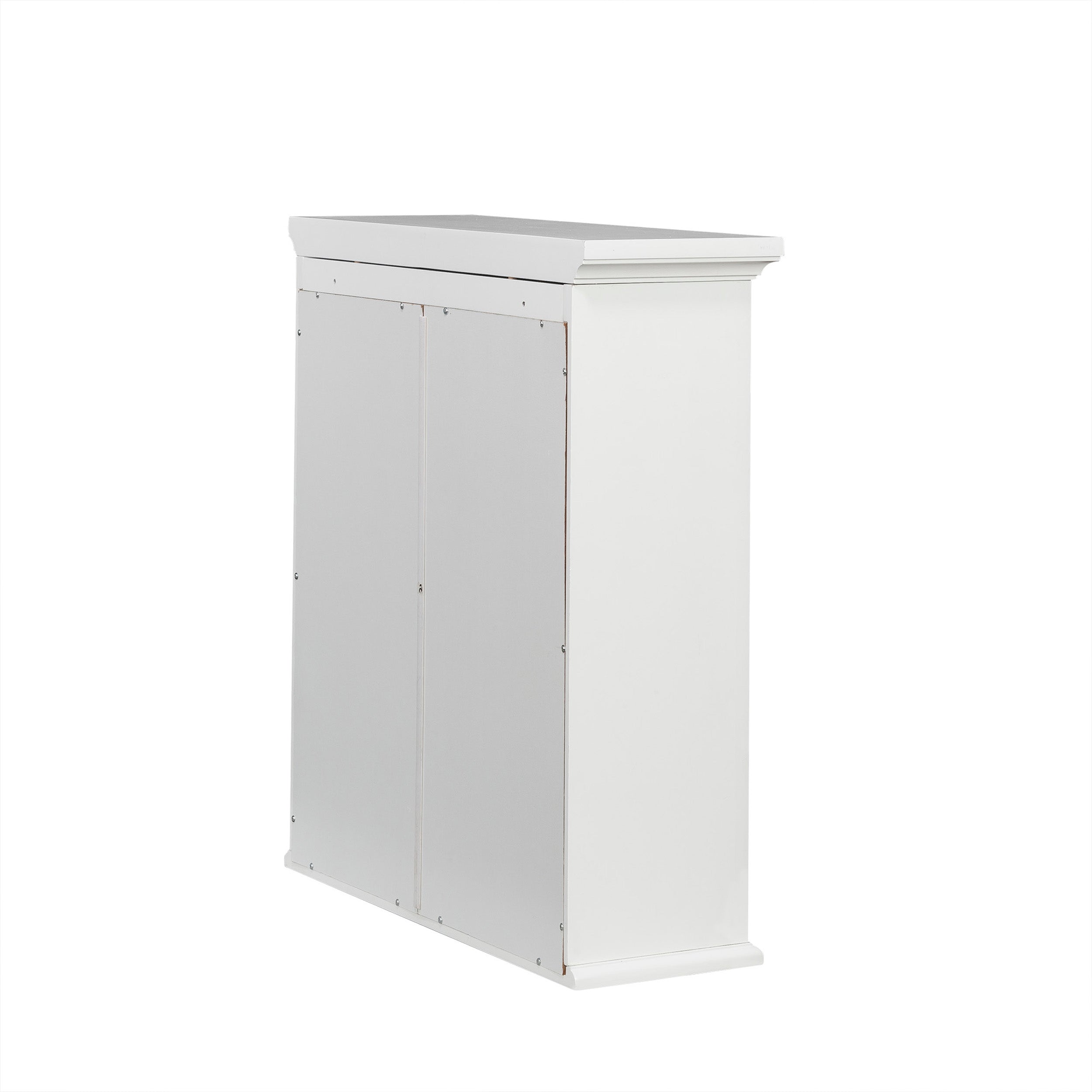 Teamson Home St. James Removable Wall Cabinet 2 Doors with 2 Shelves, White