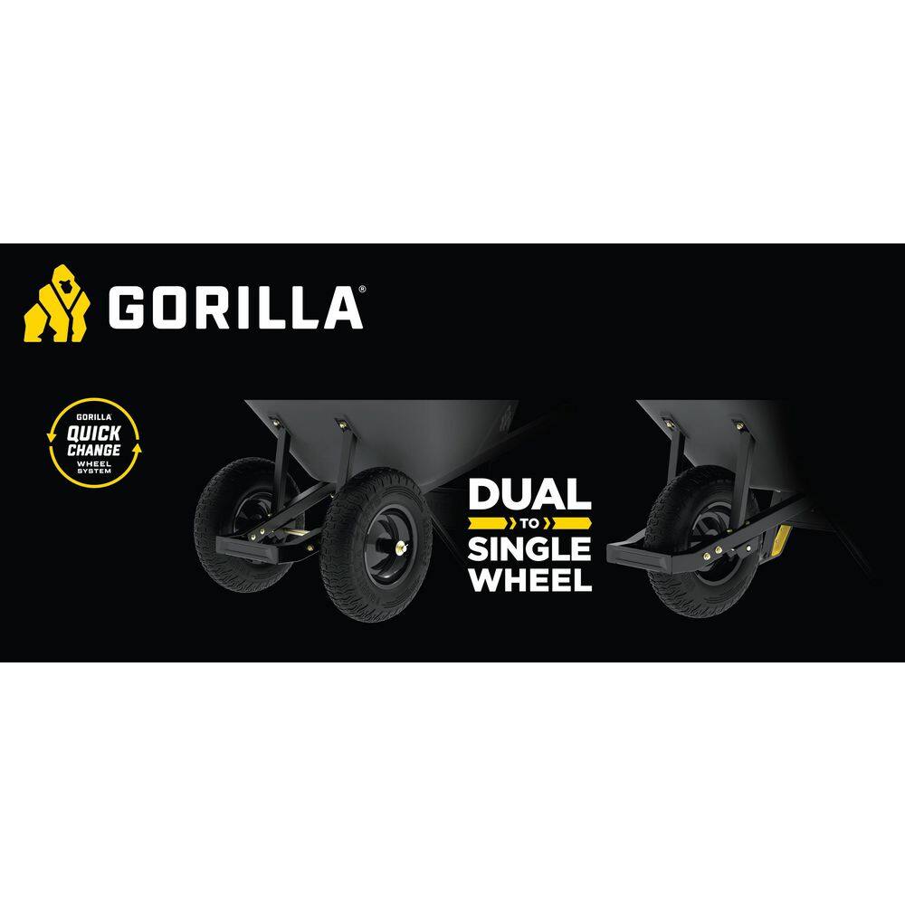 Gorilla Single-Wheel Axle Conversion Kit for Wheelbarrows GXD-SWA