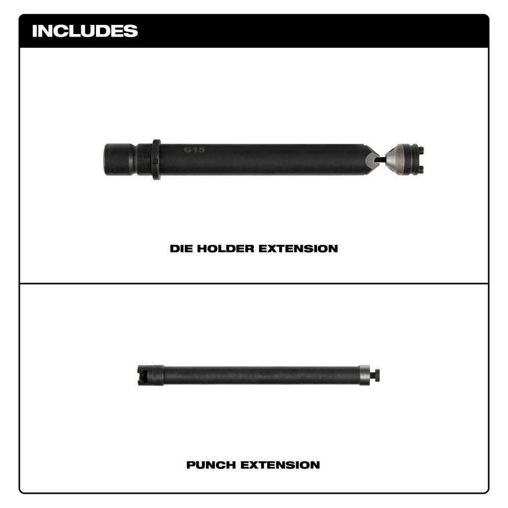 MW M12 FUEL Nibbler 16 Gauge Bare Tool with Extension Bundle 2476-20-49-72-0152 from MW