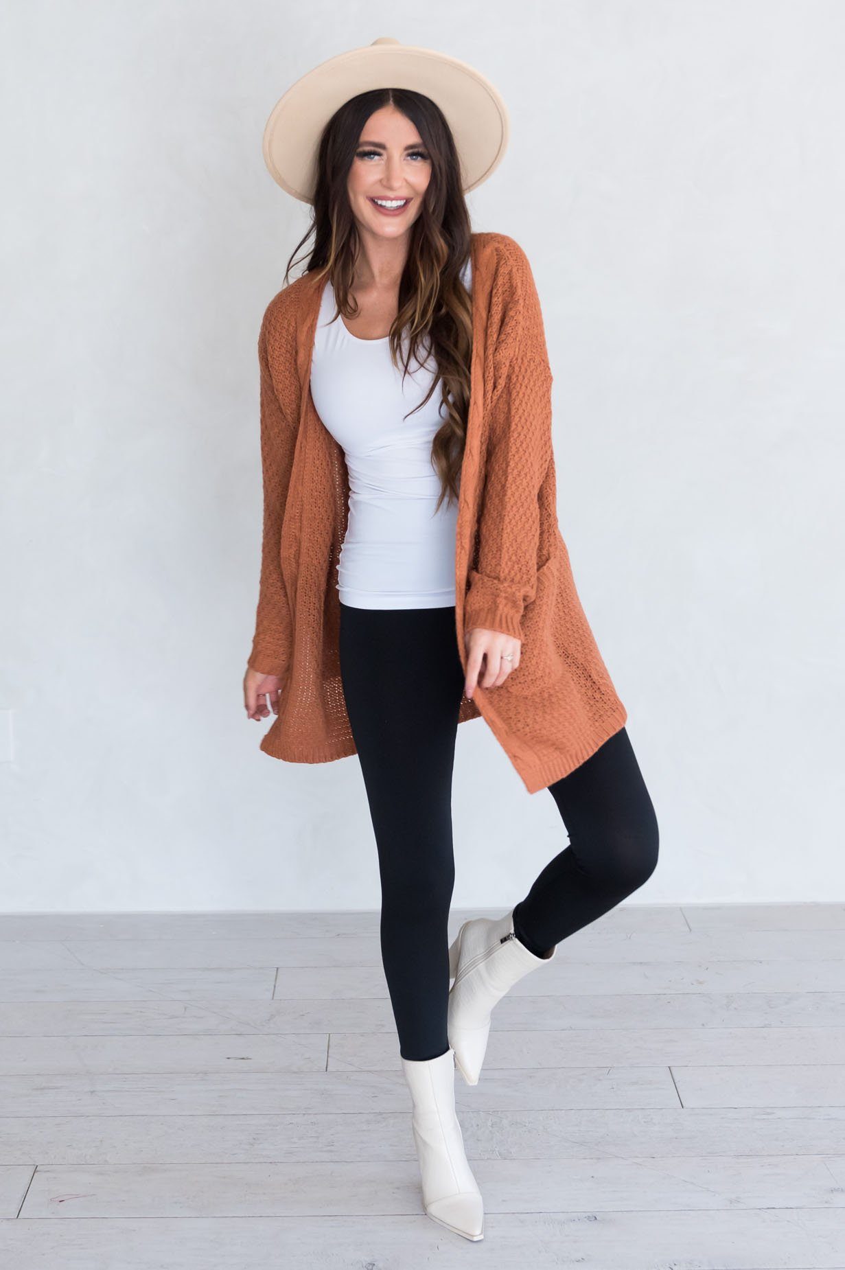 Warm & Cozy Modest Pocket Cardigan