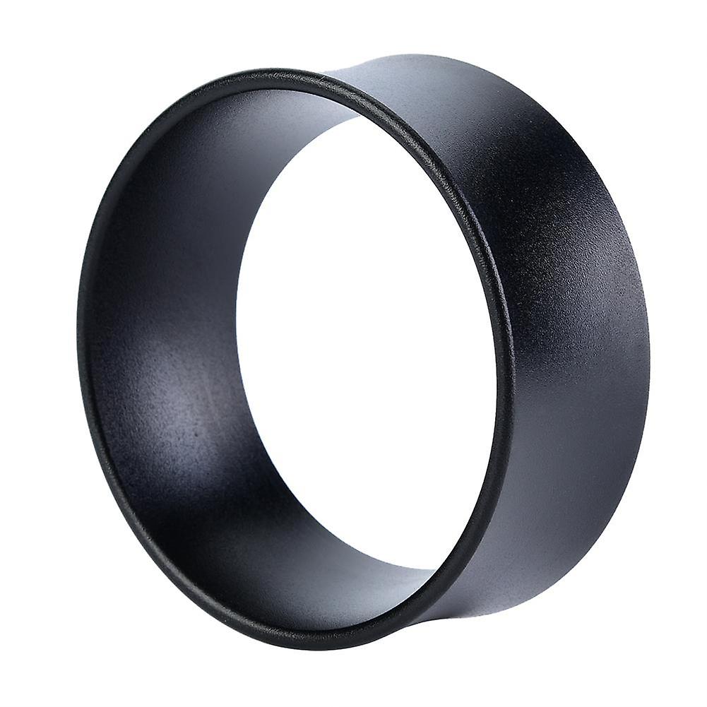 58mm Espresso Coffee Dosing Ring Coffee Filter Replacement Funnel (Aluminum Alloy Black)