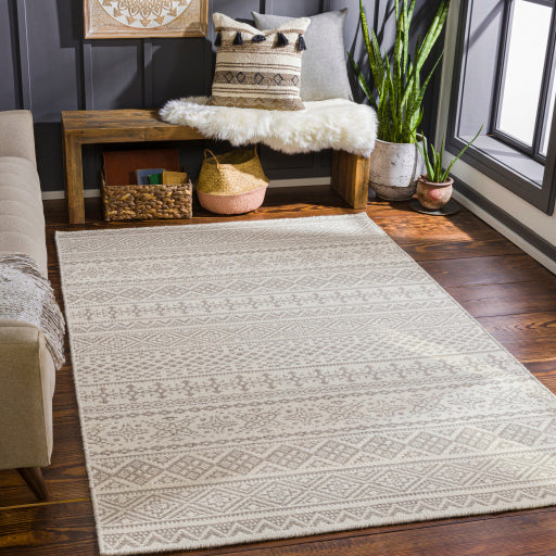 Mardin Contemporary Wool Grey Rug