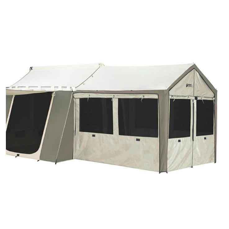 Kodiak Canvas 8ft x 8.5ft Wall Enclosure for 12ft x 9ft Cabin Tent  Tan